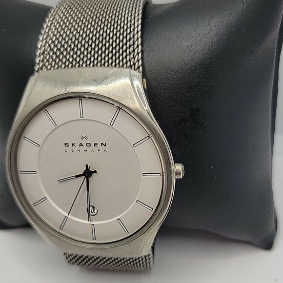 Skagen 956XLTTW Women\'s Stainless Steel Analog Silver Dial Quartz Watch AM766 main image 11